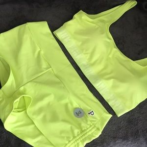 Neon Green Gym to Swim V.S Pink Wear